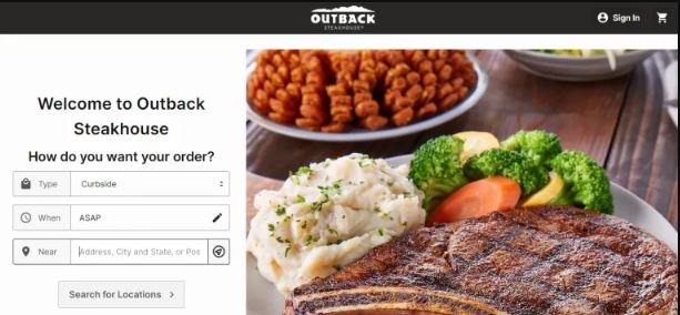 Outback Steakhouse Lunch Menu